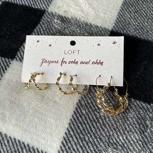 Loft hoop earring set